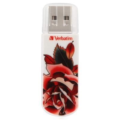 Накопитель Flash USB Verbatim 16Gb Mini Tattoo Edition Rose