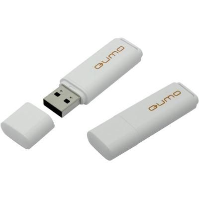 Накопитель USB 2.0 QUMO 64GB Optiva 01 White 