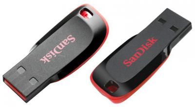 Накопитель Flash USB SanDisk 8Gb Cruzer Blade Black