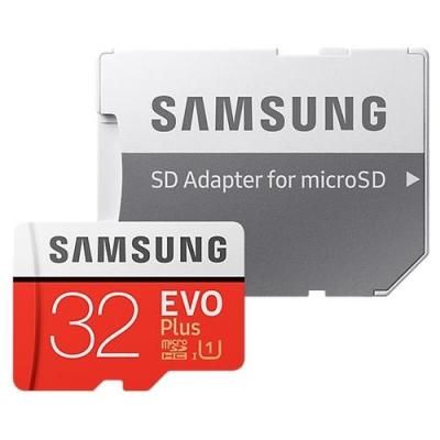 Карта памяти MicroSD 32Gb Samsung EVO Plus Class 10 MB-MC32GA/RU Class 10 Adapter