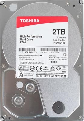 Жесткий диск 3.5" 2000Gb Toshiba HDWD120UZSVA