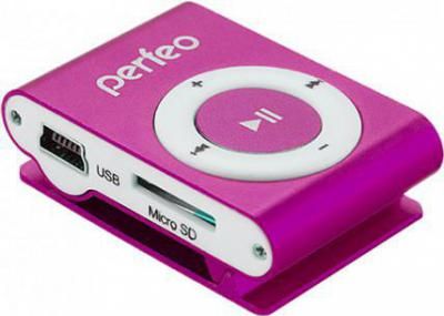 MP3 плеер Perfeo Music Clip Titanium, розовый (VI-M001 Pink)