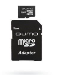 Карта памяти MicroSD 16Gb QUMO QM16(G)MICSDHC10