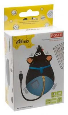 Мышь Ritmix ROM-111 Black-Green USB