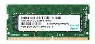 Модуль памяти SO-DIMM DDR4 Apacer 2400MHz 4GB