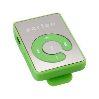 MP3 плеер Perfeo  цифровой аудио плеер Music Clip Color, зелёный (VI-M003 Green)