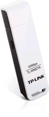 TP-Link Беспроводный USB2.0 адаптер TL-WN821N, 300Мбит/с