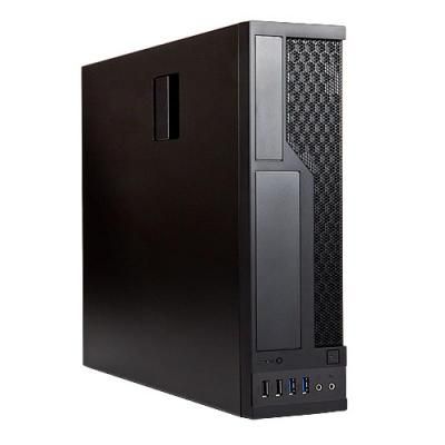 Корпус INWIN CE685S BL (Desktop, Micro ATX / Mini-ITX, 300W S300XXX Haswell support, USB 3.0 x 2, USB 2.0 x 2, HD Audio, черный) Slim Case <6105902>