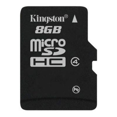 Карта памяти MicroSD 8Gb Kingston SDC4/8GBSP