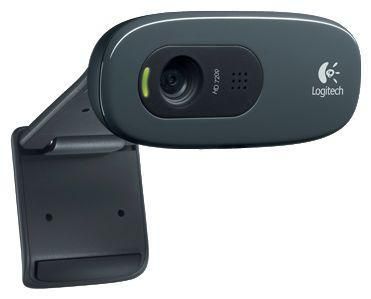 Веб-камера 960-001063/960-000636 Logitech HD Webcam C270, USB 2.0, 1280*720, 3Mpix foto, Mic, Black