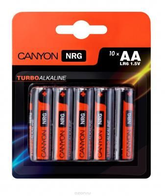 Батарейка алкалиновая Canyon NRG Turbo Alkaline LR6 AA x1