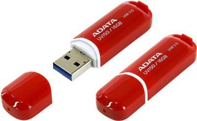 Накопитель Flash USB A-DATA 16Gb UV150 AUV150-16G-RRD USB3.0, Red