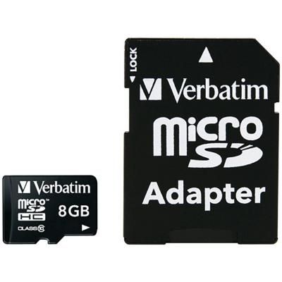 Карта памяти MicroSD 8Gb Verbatim 44081