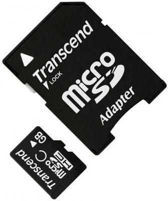 Карта памяти MicroSD 4Gb Transcend TS4GUSDHC10