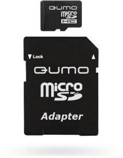 Карта памяти MicroSD 8Gb QUMO QM8GMICSDHC4