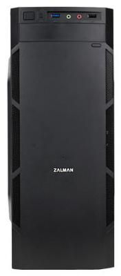 Корпус ZALMAN ZM-T1 Plus, без БП, черный,  mATX