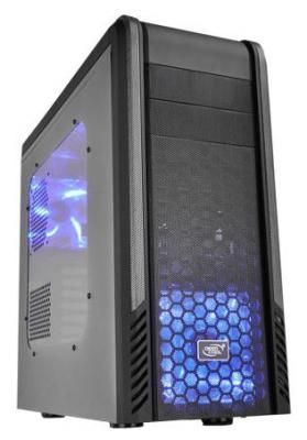 Корпус Deepcool PANGU SW без БП, боковое окно, черный, ATX