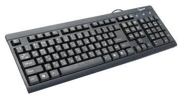 Клавиатура Gembird KB-8300-BL-R, PS/2 черная