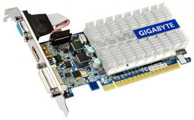 Видеокарта GIGABYTE GeForce 210 GV-N210SL-1GI / 1GB DDR3 64bit / RTL