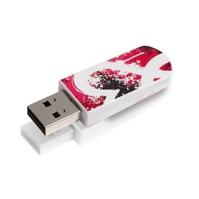 Накопитель Verbatim USB Drive 8Gb Mini Graffiti Edition Red