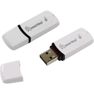 Накопитель Flash USB Smartbuy 16Gb Paean SB16GBPN белая