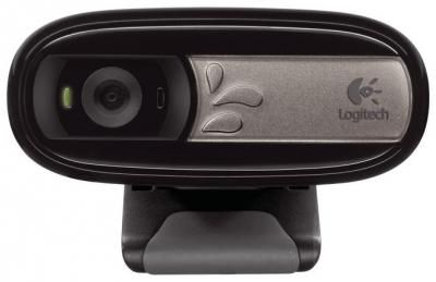 Веб-камера 960-001066/960-000760 Logitech Webcam C170, USB 2.0, 640*480, 5Mpix foto, Mic, Black