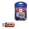 Накопитель Flash USB Verbatim 16Gb Cassette Edition Red