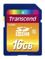 Карта памяти SD Card 16Gb Transcend [TS16GSDHC10] Class10
