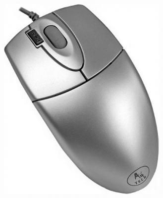 Мышь A4Tech OP-620D серебристая USB