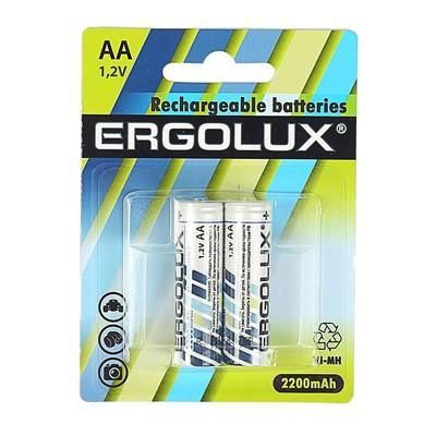 Аккумулятор Ergolux HR6 AA 2200mAh Ni-MH упаковка